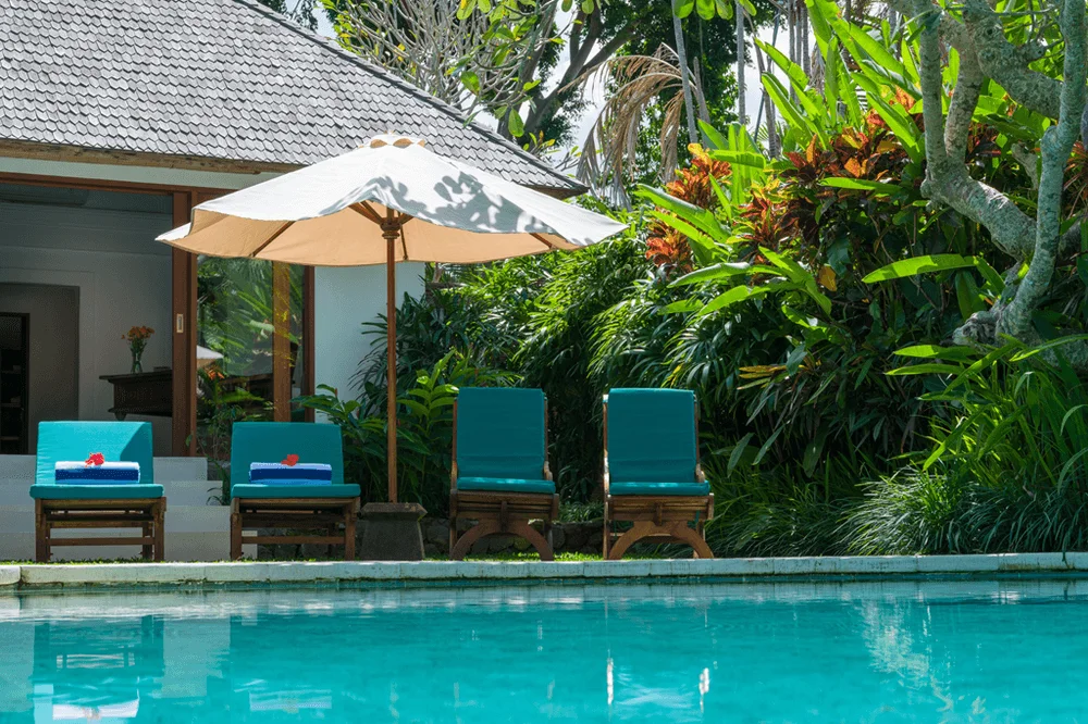 Chill in the shade by the pool