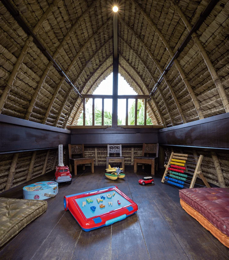 Upper lumbung — children’s "tree house"